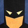 tableau batman super héros dc-comics minimaliste