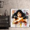 tableau décoratif wonder woman dc comics