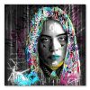 Tableau Billie Eilish Street Art