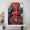 tableau deadpool street art comics marvel