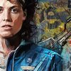 Tableau Aliens Ellen Ripley Sigourney Weaver pop art