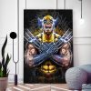 tableau wolverine x-men street art pop art comics