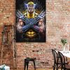 tableau wolverine x-men street art pop art comics