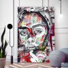 tableau portrait femme africaine street art