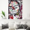 tableau portrait femme africaine street art