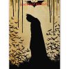 tableau deco batman encre noire