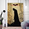 tableau deco batman encre noire
