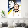 tableau Star trek capitaine kirk spock