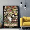 tableau deco jurassic park vintage