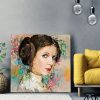 tableau decoratif princesse leia star wars