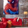 tableau peinture spiderman