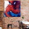 tableau peinture spiderman