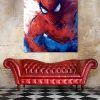 tableau peinture spiderman