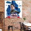 tableau deco star wars le dernier jedi Rey