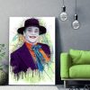 tableau deco portrait Joker Jack Nicholson