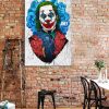 tableau joker dessin des personnages du film joaquin phoenix