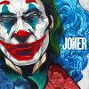 tableau joker dessin des personnages du film joaquin phoenix