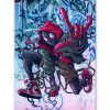 tableau deco spiderman black street art
