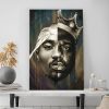 tableau deco tupac et biggie hip hop rappeur pop art