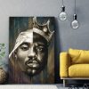 tableau deco tupac et biggie hip hop rappeur pop art