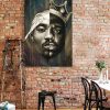 tableau deco tupac et biggie hip hop rappeur pop art