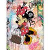 Tableau Minnie Mouse sac Louis Vuitton Street Art Disney Mickey