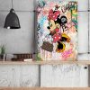 Tableau Minnie Mouse sac Louis Vuitton Street Art Disney Mickey