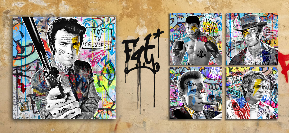 tableau artiste Street Art Fat
