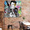 tableau deco clint eastwood street art