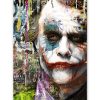 tableau deco joker dc comics batman street art