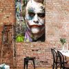 tableau deco joker dc comics batman street art
