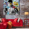 tableau deco Mohamed Ali street art