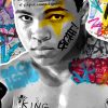 tableau deco Mohamed Ali street art