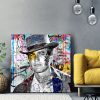 tableau deco paul newman western street art