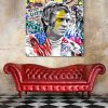 tableau deco steve mcqueen le mans street art