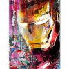 tableau iron man street art