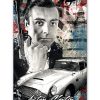 Tableau James Bond Sean Connery Aston Martin DB5