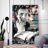 Tableau James Bond Sean Connery Aston Martin DB5
