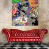 Tableau deco Michelangelo Le David Comics Pop Art