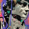 Tableau deco Michelangelo Le David Comics Pop Art