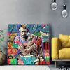 tableau deco mohamed ali comics pop art