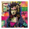 Tableau deco Mona Lisa La Loconde Comics Pop Art