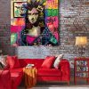 Tableau deco Mona Lisa La Loconde Comics Pop Art