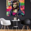 Tableau deco Mona Lisa La Loconde Comics Pop Art