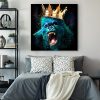 Tableau deco King Kong Couronne Gorille Pop Art murciano