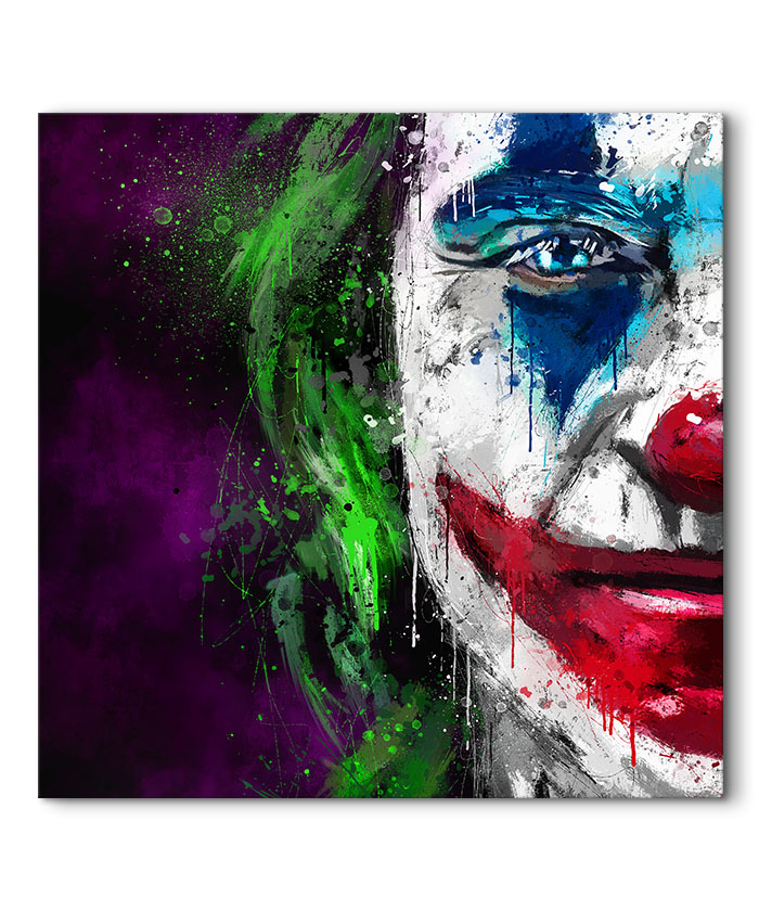 Tableau deco portrait Joker Joaquin Phoenix