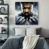 tableau deco Black Panther Chadwick Boseman peinture