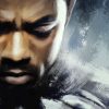 tableau deco Black Panther Chadwick Boseman peinture
