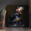Tableau deco Titi et Grosminet en Batman et Joker Looney Tunes