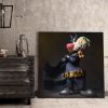 Tableau deco Titi et Grosminet en Batman et Joker Looney Tunes
